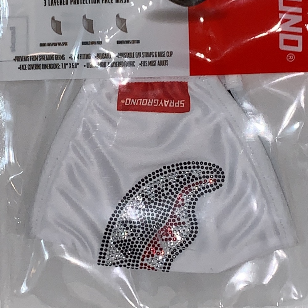 Spray-ground bling mask White - Picture 5 of 5